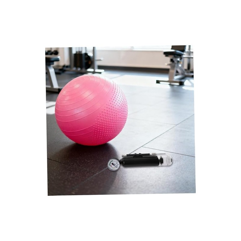 Bomba Manual para Balones con Medidor de Presión y Manguera