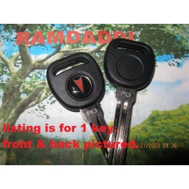 Keydealers2 for Pontiac Pontiac PK3 Chip Key for GM 04/08 Grand Prix 05/06 Montana 23372323 / 84870457