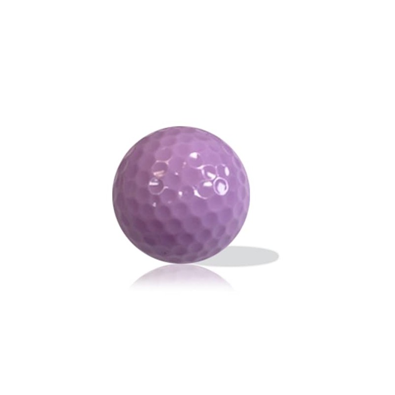 Plain Color Golf Balls 1 Dozen Blank, Non-printed (Lavender) -
