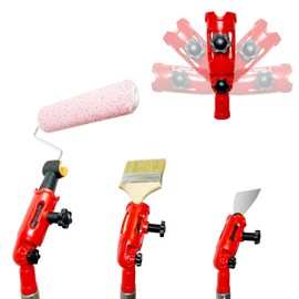 1PCS Paint Roller Extension Pole. Multi-Angle Paint Brush Extender with Adjustable Roller Extension Pole, Extendable Universal Extension Pole Attachments for Ceiling Painting