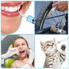 Dacitiery 10 Pcs 12ml Dental Irrigation Syringe with Curved Tip
