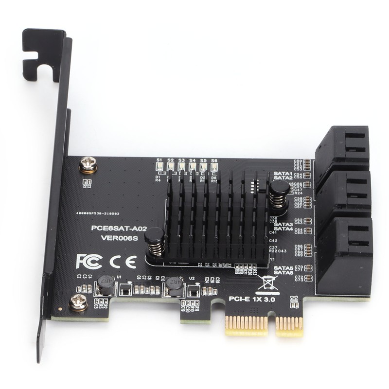 Hard Disk Expansion Card 6.0 Gbps PCIE to SATA 6G