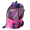 Swimz Elite Club Mesh Backpack - Pink/White/Purple, Large Swimming mesh