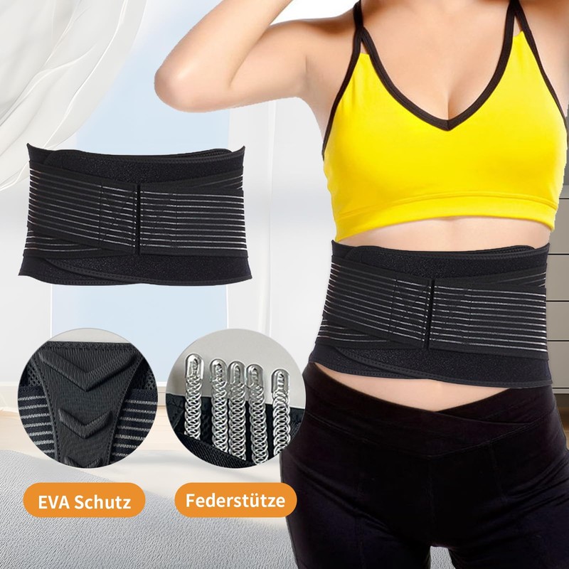 Back Brace, Back Belt, Abdominal Belt, Women and Men Back