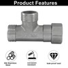 Murtenze Stainless Steel 1/2" G Male 3 Way Diverter, Movable