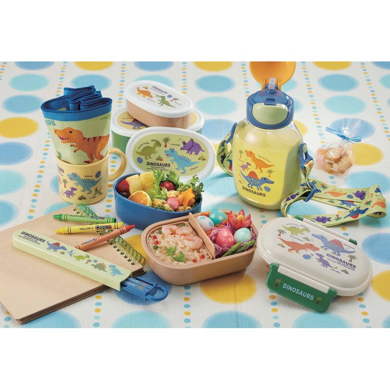 Skater ABS2AMAG-A Dinosaurus Picture Chopsticks and Case Set, 6.5 inches