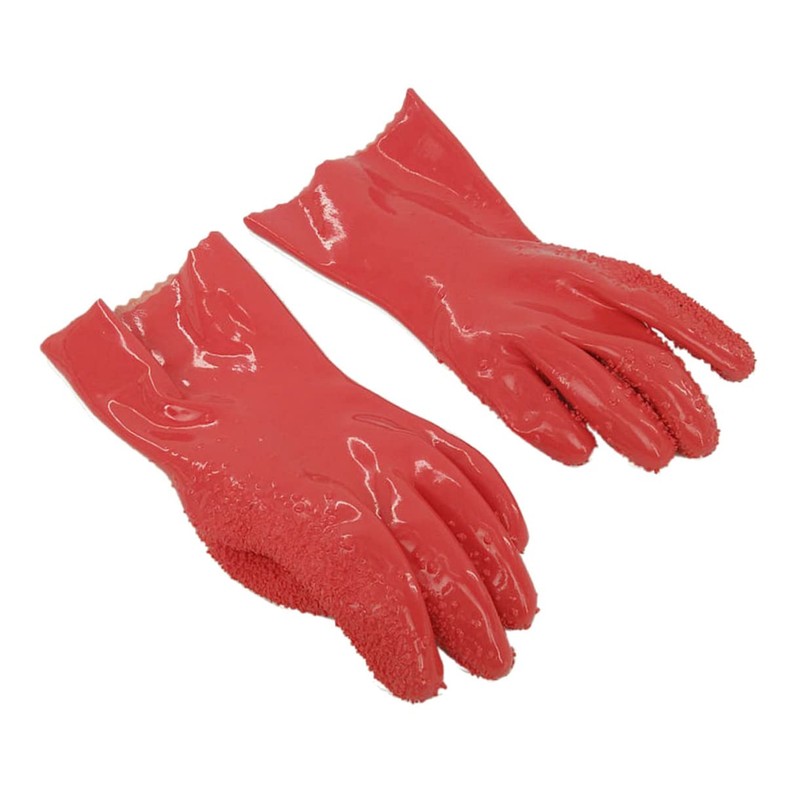 KICHOUSE 1Pair Rosy Potato Peeler Gloves Anti Vegetable Processing Utility
