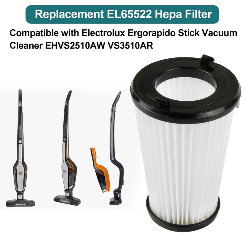 6-Pack HEPA Filters,VAF-1 Vacuum Filters Replacement for Electrolux Ergorapido Stick