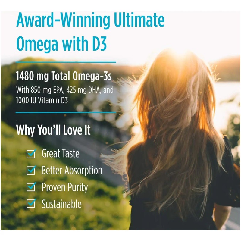 Nordic Naturals Ultimate Omega Xtra 60 Softgels