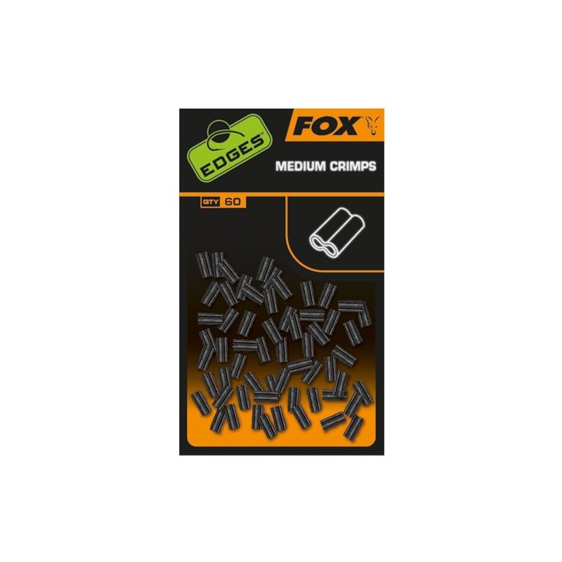 Fox Edges Crimps – 60 Clamping Sleeves, Diameter: 0.6 mm