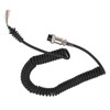 8Pin Speaker Mic Cable Radio Hand Microphone Coiled Cord Replacement
