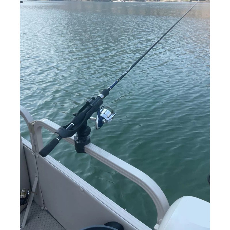 Brocraft Pontoon Boat Rod Holder /Pontoon Boat Square Rail Mount