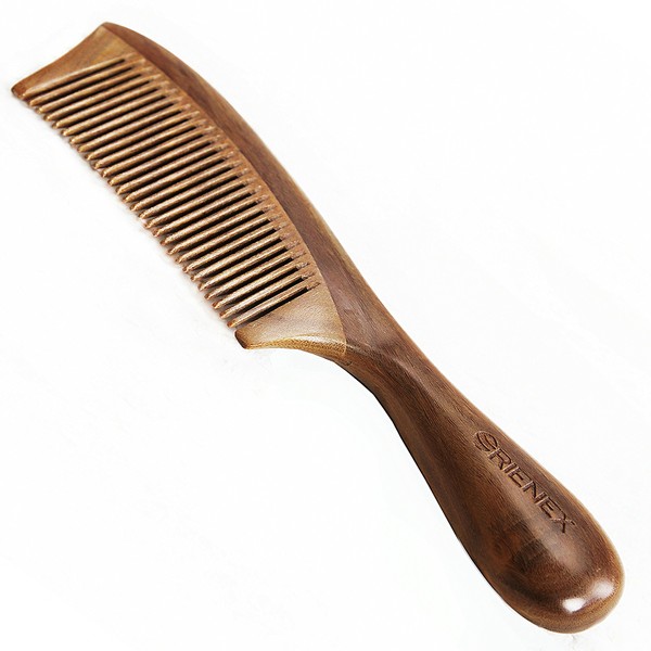 Orienex Comb, Wooden, High-end, Anti-Static, For Hair Combing and Scalp Massage browns