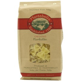 Montebello Organic Farfalle, 16 Ounce, 5 Count