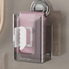 Wipe Holder for Bathroom Wall Mount,Clear Flushable Wipe Holder with