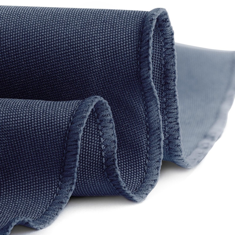 Gee Di Moda Round Tablecloth - 70 Inch Navy Blue