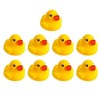 9 Yellow Rubber Ducks, Squeaking and Floating Classic Duckies, Bathtime
