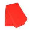 Solid Color Fleece Unisex Winter Scarf (Red)