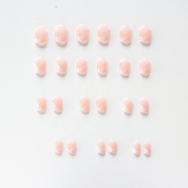 Nail Tips 24 Pcs Nice Nails Skin Color French Nails for Wedding, Party, Holiday, Dating, Prom and Daily Life