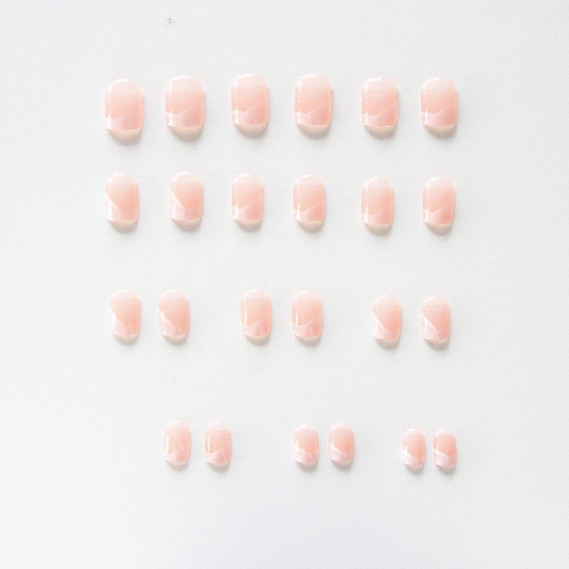 Nail Tips 24 Pcs Nice Nails Skin Color French Nails