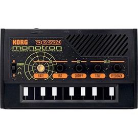 KORG MONOTRON-DL Analog Synthesizer Monotron Delay Palm Size / Simple Layout For Beginners With Built In Speaker / Headphones / Compact Size For Anywhere