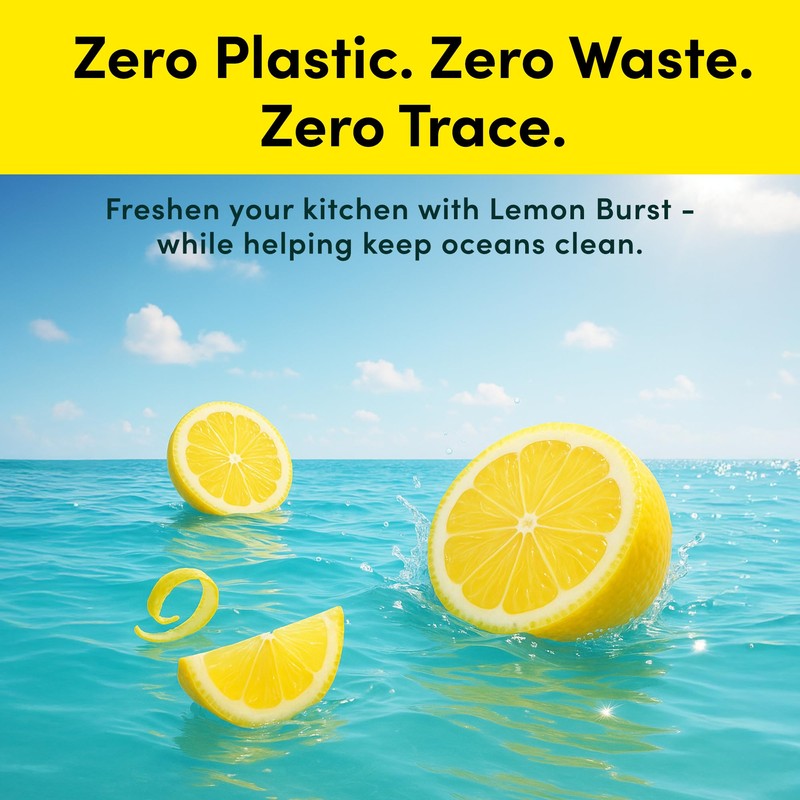 Zero Trace Dishwasher Detergent Eco-Friendly Sheets for Dish Washing -