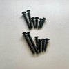 STARPY Door Handle Screws, Black, 1-2/5 inch, Steel, Iron Alloy,