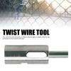 Wire Turning Tool, Wire Fence Drill Chuck Tool, Steel 9