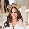 JazSwirl Bear Ears Headband, Cute Animal Ears Headband, Makeup Face