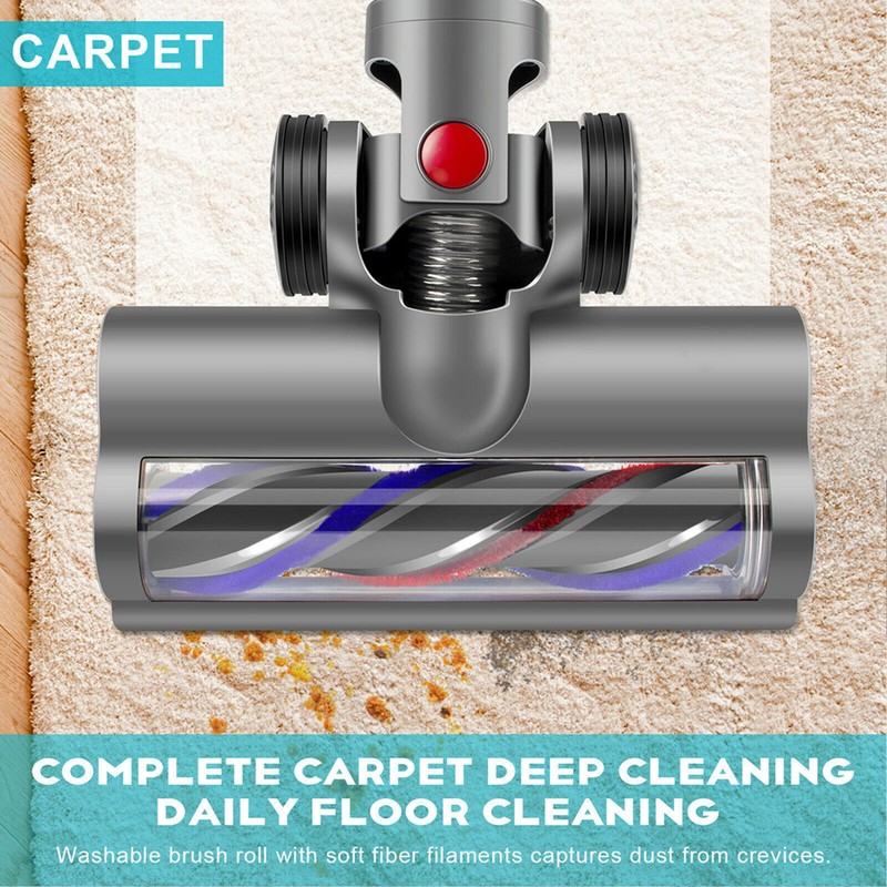Vacuum Cleaner Floor Brush Head Replacement with LED Light for