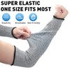 Chuarry 4 Pairs Cut Resistant Sleeves Thin Arm Protectors Arm