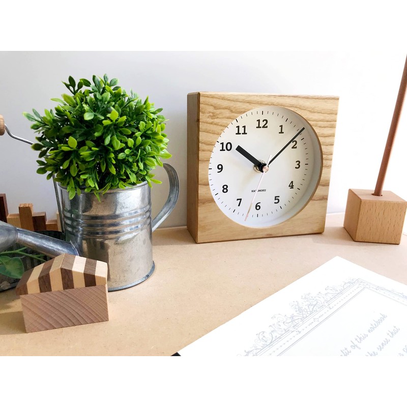 KATOMOKU Dual Use Clock 4 km-95NRC Natural Radio Clock Continuous