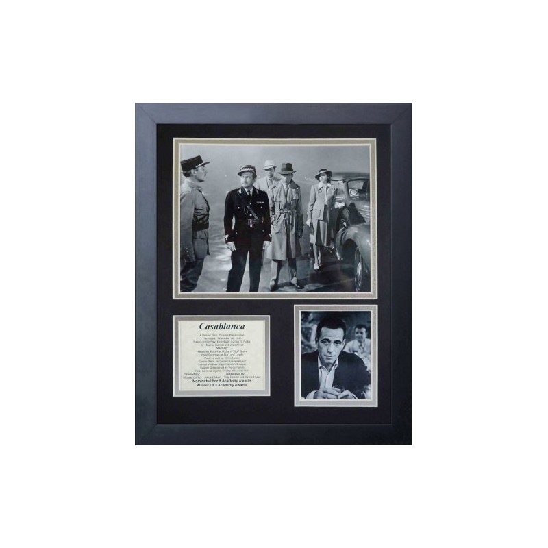 Legends Never Die "Casablanca Framed Photo Collage, 12"x15"