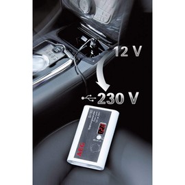 AEG 97110 Pocket Spannungswandler Si 150 mit LED-Display, 150 Watt und zur E-Bike - Akkuladung geeignet
