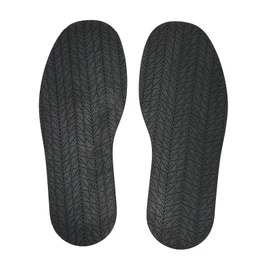Full Soles, 1 Pair of Full Soles, 12.8 Inches Long, 5.1 Inches Wide, Non-Slip Full Soles, Noise-Reducing Shoe Rubber Sole for Replacing or Adding Thin Shoe Soles (Black)
