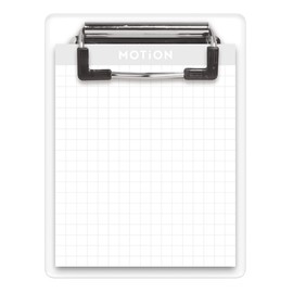 Kamio Japan 225565 MOTiON Clear Binder Memo, White