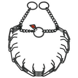 Sprenger Easy On Black Stainless Steel Prong Collar 2.25mm 14 Inch Neck