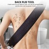 1 Piece Back Scrubber and 2 Hooks, Shower Back Scrubber,