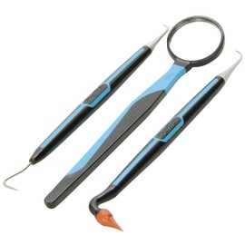 DenTek Premium Oral Care Kit - Dental Pick, Steel Teeth Scaler, Rubber Stimulater