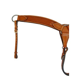 WESTERN WORKING RANCH SADDLE HORSE HEAVY DUTY BREAST COLLAR BREAST PLATE BROWN