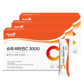 Super Vitamin C 3000 3 boxes (300 packets) 10-month supply, high-content health functional food, 100% vitamin C powder / 슈퍼 비타민C 3000 3박스(300포) 10개월분 건강기능식품 고함량 비타민씨 100% 분말 파우더