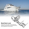 Stainless Steel Marine Deck Floor Lock Highly Polishing Yacht Boat