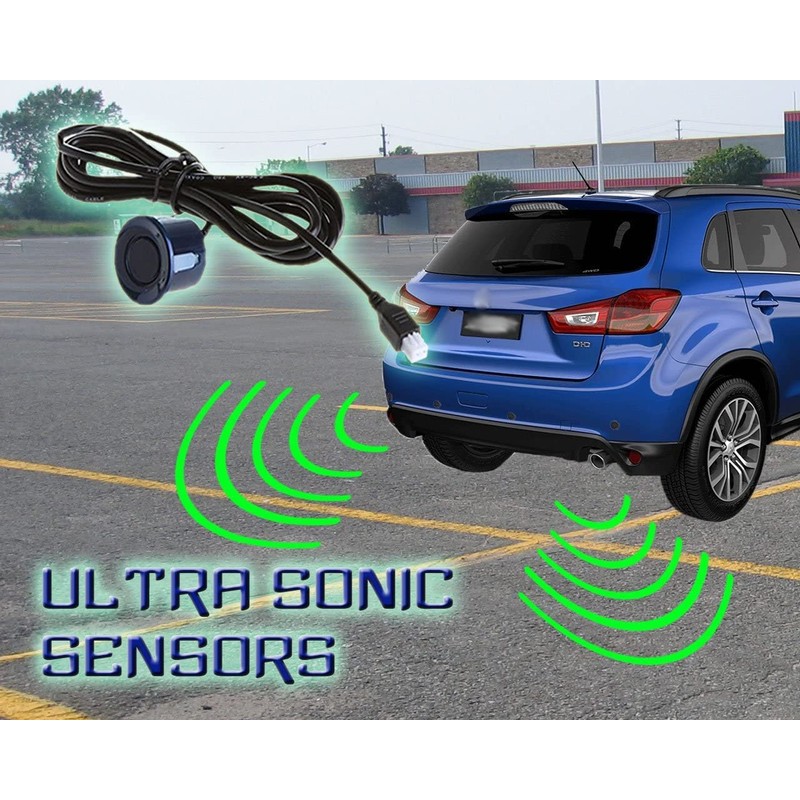 ZONETECH Parking Sensors LED Display Car Reverse Backup Radar System