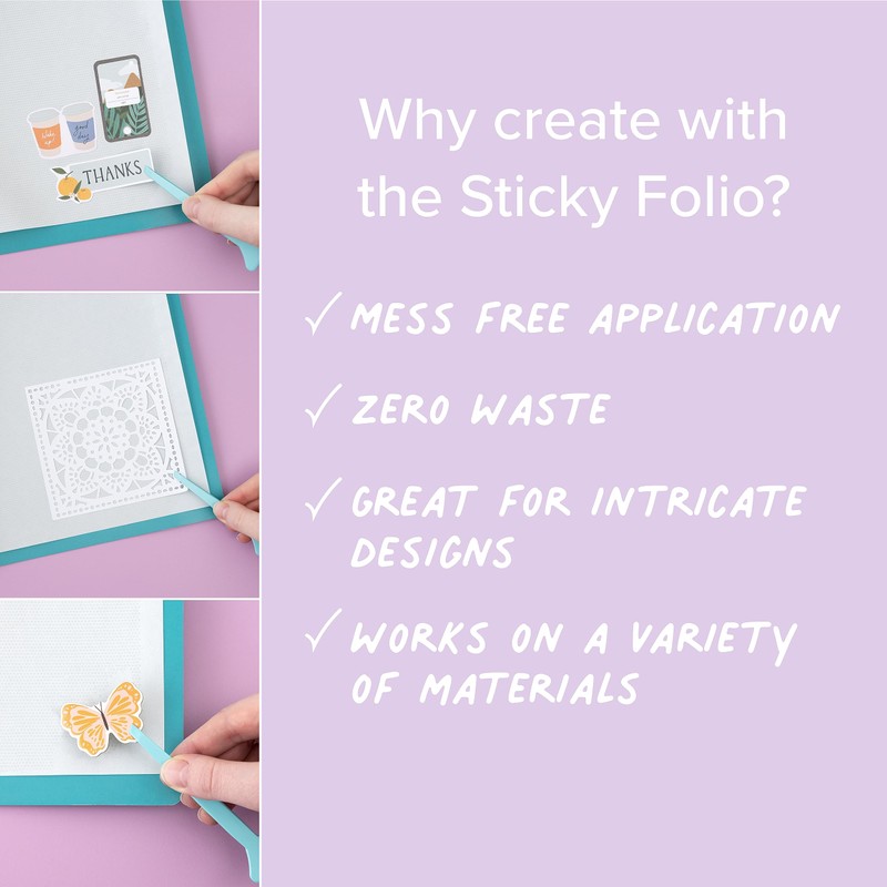 We R Memory Keepers Sticky Folio 8.5"X11" - Lilac