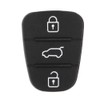 Suuonee Car Key Shell Button Cover, 5pcs Rubber Replacement Remote