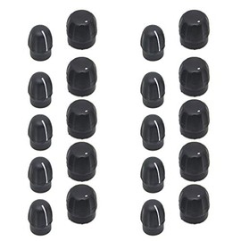 Kymate Two Way Radio Volume and Channel Knob Button Cap for Motorola CP200 CP200D CP040 Pro5150 GP380 HT1250 CP150 CP180 EP450 DEP450 EX500 Walkie Talkie Replacement Accessories 10pair