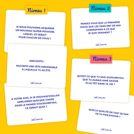 Cool Parents Make Happy Kids Game with questions in family, couples or friends, for deep discussions from 7 to 100 years