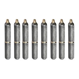MOUNTAIN_ARK 8 Pack 4-1/4" Weld On Bullet Hinges with Grease Zerk, Heavy Duty Lift Off Hinges for Trailer Metal Gate, Steel