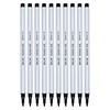 DOLLAR PS10 Felt Tip Pens, Medium Point (1.0 mm), BLACK,