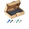 Haus Projekt Black 100x2.5mm Small Cable Ties, 100pcs Premium Industrial